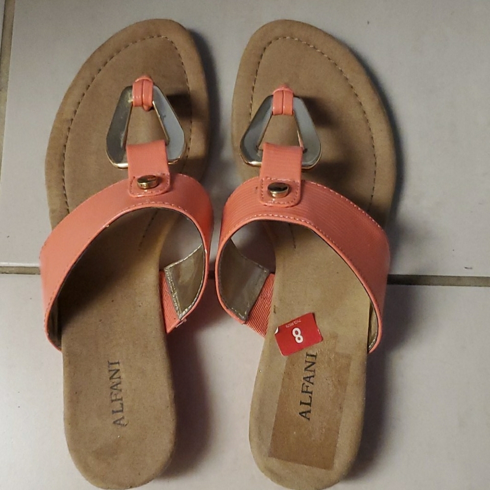 Alfani slip on sandals size 8